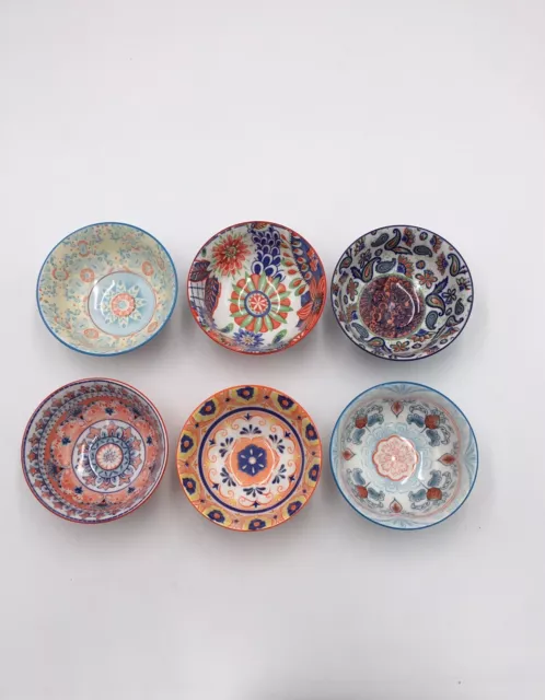 SET 6 COPPETTE In Porcellana Linea Kyoto Colori Assortiti 11,5cm EUR 21,99  - PicClick IT