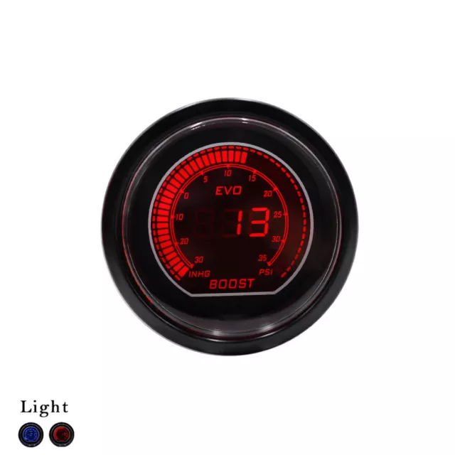 2" 52mm Auto Car Digital LED Turbo Boost Gauge Psi Meter Sensor Pressure Kit 2