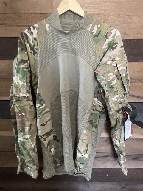Army Combat Shirt Flame Resistant ACS FR Shirt Long Sleeve Men's Size L MASSIF