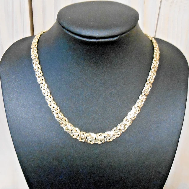 Collier Ras Du Cou En Or Jaune 18k Brossé – 66,27 Grammes, Poinçon Tête D'aigle, écrin Inclus !