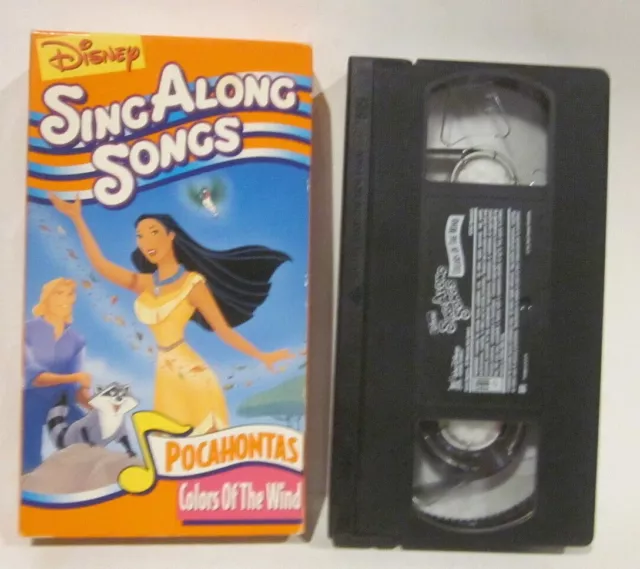 Disneys Sing Along Songs - Pocahontas: Colors of the Wind (VHS, 1995)