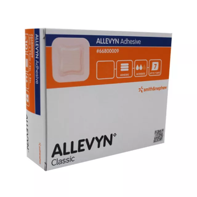 Allevyn Adhesive Classic Wound Dressings - Choose Size/Qty | Fast Delivery