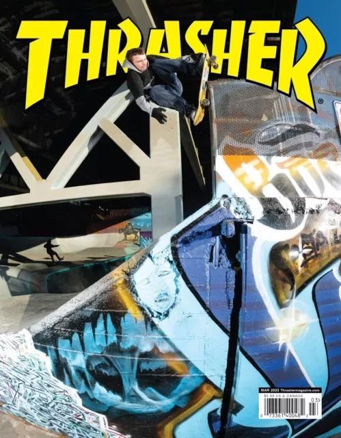 Thrasher Magazine (US) - Skateboard Magazine Issue #512 March 2023 / OMAR HASSAN