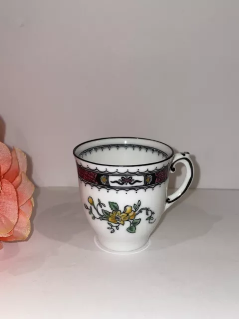 Antique Coalport England French Noble Yellow Mini Tea Cup