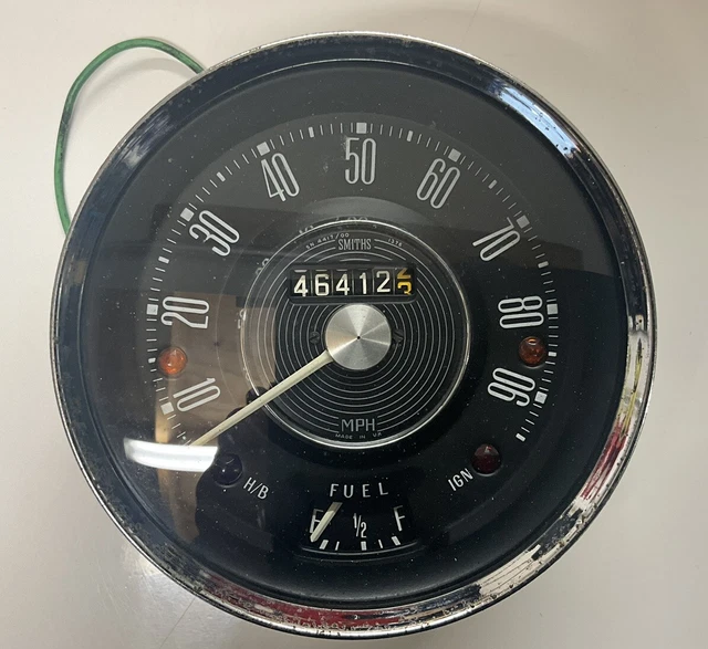 RARE VINTAGE SMITHS Classic Mini MK1 90mph Speedometer Speedo SN4417/00 ...