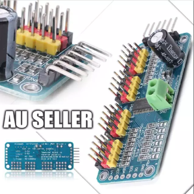BULK PCA9685 16 Channel 12-bit PWM Servo motor Driver I2C Module Arduino Robot