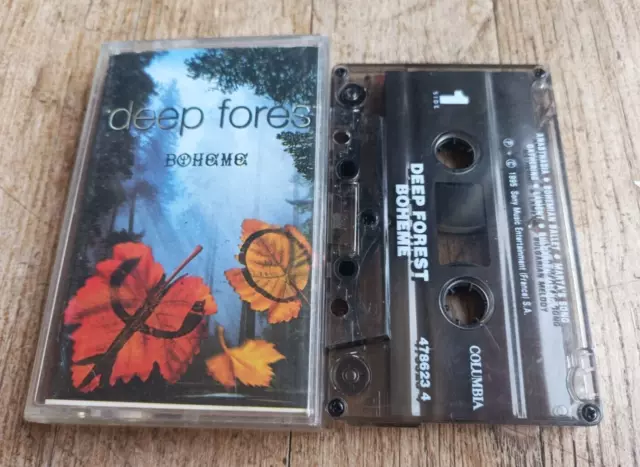 Deep Forest Boheme Cassette Audio Tape K7 Indonesia Official Press Rare Mc