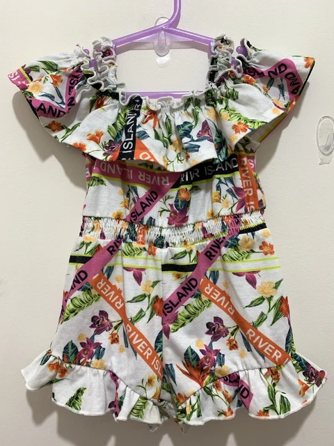 Carino spazzaneve fredde floreali tropicali per bambine 9-12 m