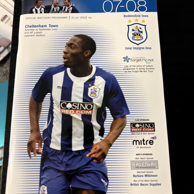 HUDDERSFIELD TOWN FC V Cheltenham Town Fc 15/9/2007 Coca Cola League 1