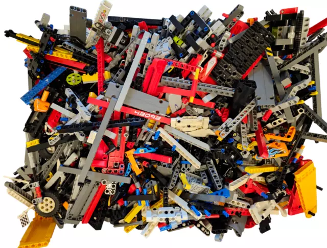 1 KG Lego Technic - Technik - Mischware - Lochsteine - Räder - Konvolut