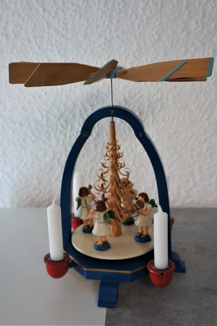 ENGELSPYRAMIDE AUS DEM Erzgebirge DDR - Expertic - Volkskunst - Seiffen ...