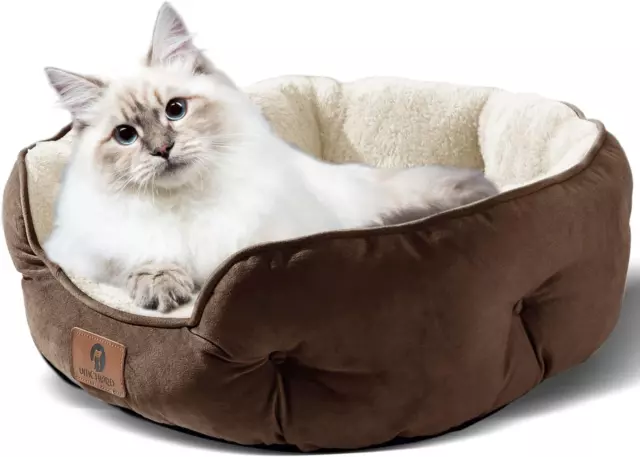 Small Dog Bed for Small Dogs, Cat Beds for Indoor Cats, Pet Bed for Puppy and Ki 2