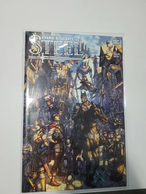 Dark Knights Of Steel #1 Midtown Exclusive Alan Quah Variant Cover Bag & Boarded