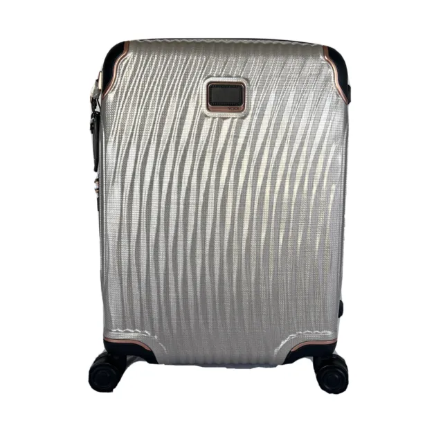 Tumi Latitude Slim Continental Carry On Spinner Luggage Blush  NEW
