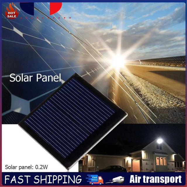 0.2W 1V Mini Solar Cell Panel Solar Battery Charger Generator Polysilicon Board
