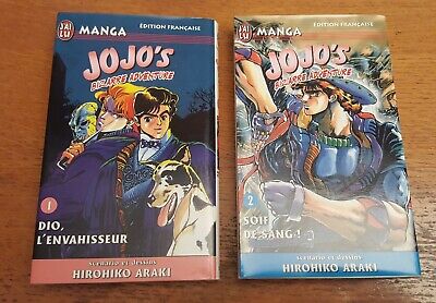 français . édition "J'ai lu" Manga " Jojo's bizarre aventure " 1 et 2 