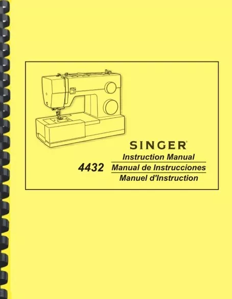 Manual De Instrucciones Del Propietario De Máquina De Coser Singer 4432