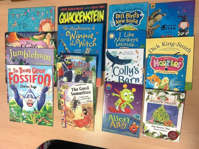 Job Lot Of 16 Young Childrens New Paperback Books - Ideal For School Y2 Ages 6-7