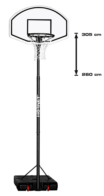 Ausstellungsstück: Basketballständer Hudora Hornet pro XXL 305 bis 360 cm 71623