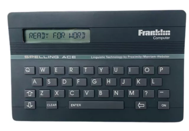 Franklin Computer Spelling Ace Electronic Spell Checker