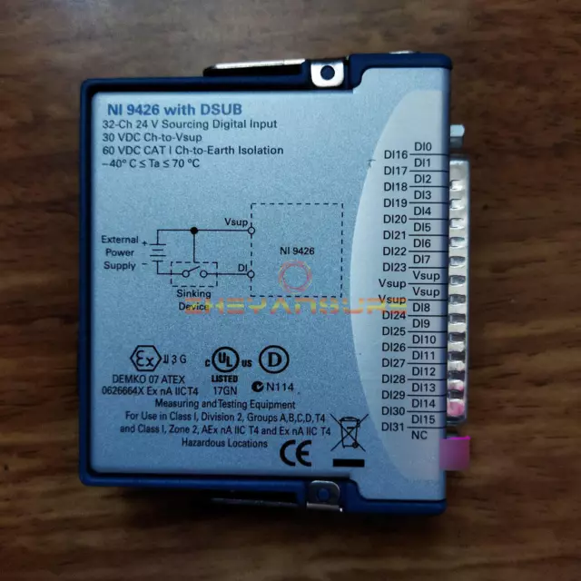 USATO National Instruments NI-9426 NI 9426 780030-01 Modulo ingresso digitale D-Susb