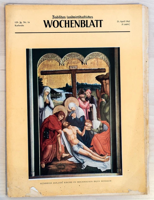 Badisches landwirtschaftliches Wochenblatt 21 April 1962 Nr.16