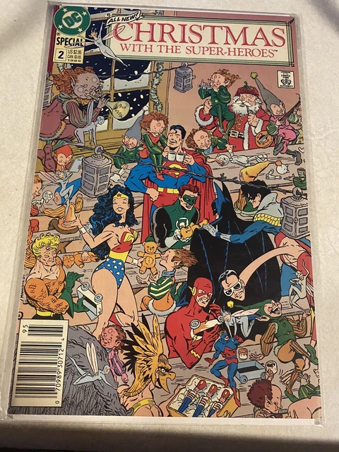 Christmas With The Super-Heroes Comic Issue #2 - Dc Comics (1989)