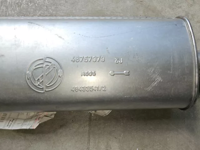 Tubo Di Scarico Silenziatore Centrale Fiat Panda Nuovo E Originale 46426805 3