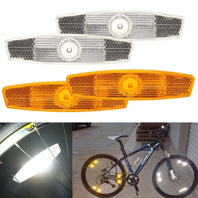 12Pcs Reflector Bicycle Wheel Rim Spoke Bike Mount... - Vicedeal
