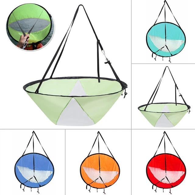 Kit Voile De Kayak Pliable 42 Pouces – Avec Fenêtre Transparente, Mousquetons Et Sangle De Contrôle – Pour Kayak, Canoë, Paddle, Bateau Gonflable