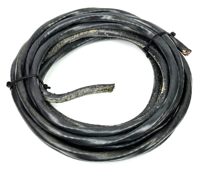 27.5 ft 6/3 NM-B Romex Stranded Copper Wire Black Guage 6 AWG 50 Amp Cable 28'