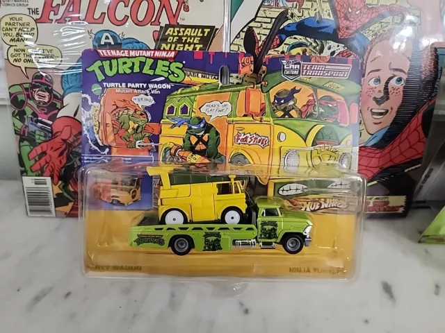 Custom Hot Wheels Teenage Mutant Ninja Turtles w/ Premium UNSPUN & Mainline TMNT