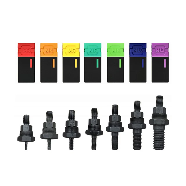 DRAPER Zinc-plated Threaded Insert Rivet Nuts M6 X 1.0mm (10 Pieces