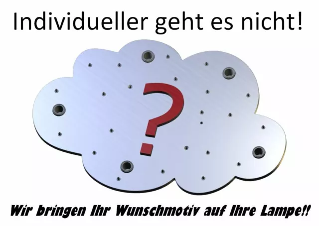 LED Kinderzimmer Deckenleuchte "WUNSCHMOTIV" ; handgefertigt und individuell