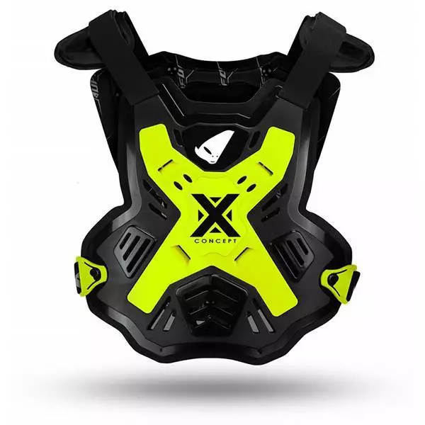 pettorina motocross Ufo X-Concept giallo fluo