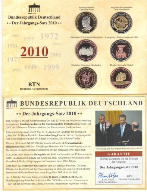 Deutschland Jahrgangs-Satz 2010 Geschichte, Ruhrgebiet Bergbau, ... .lesen