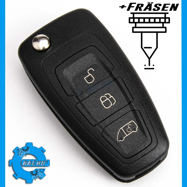Schlüsselgehäuse Mit Rohling Für BMW 1er (E81, E82, E87, E88) – 3 Tasten, Plug-and-Play, Kein Programmieren Nötig