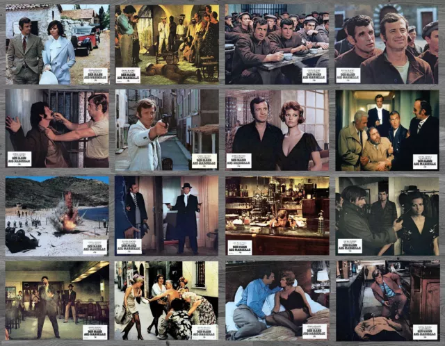 16 Photos Lobby card German "La Scoumoune" Jean-Paul Belmondo / José Giovanni