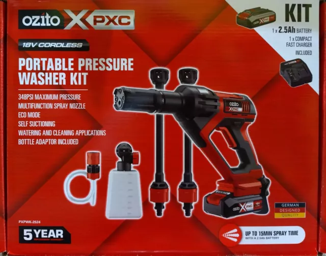 OZITO PXC 18V 7.5L Garden Weed Sprayer Kit Brand New with