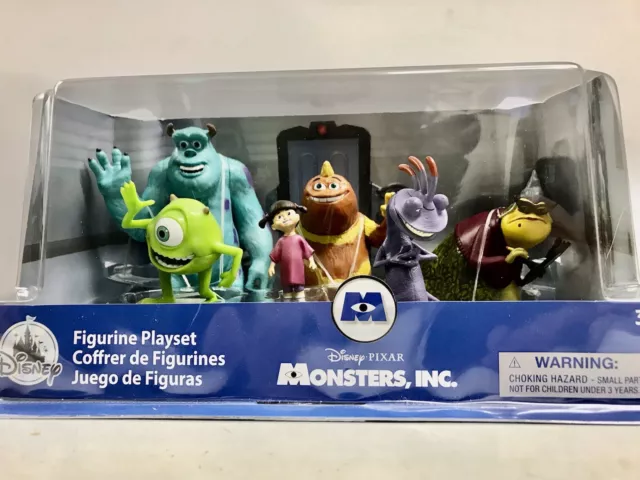 Disney Pixar Monsters Inc. Figurine Playset 6 Figures New In Box