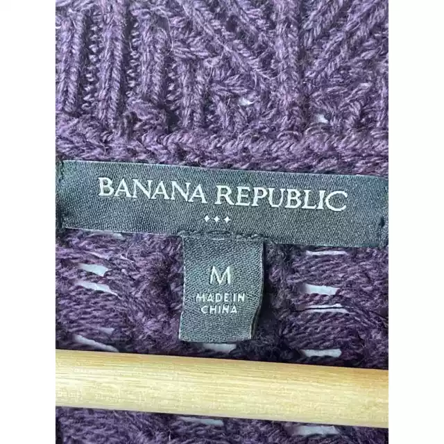 BANANA REPUBLIC FACTORY Burgundy Sweater Women's Size M $32.00 - PicClick