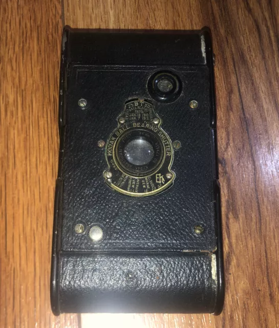 *UNTESTED* Antique Kodak Vest Pocket Folding Camera Ball Bearing Shutter A-127
