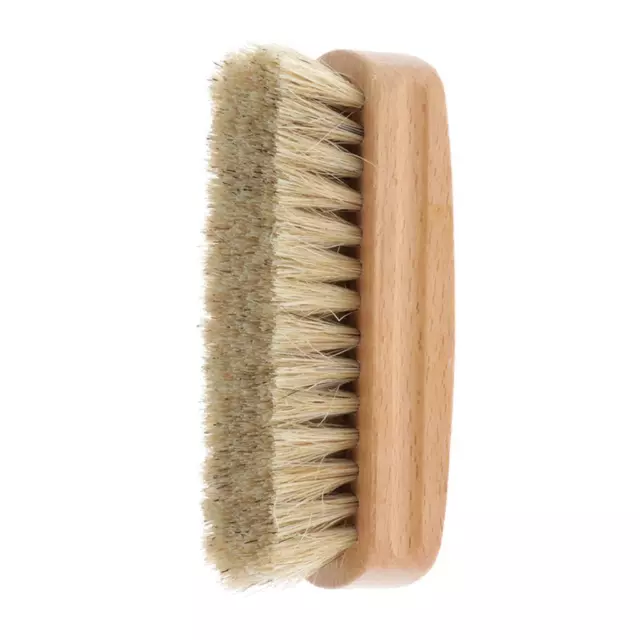 Polishing Brush with Pig Hair, Shoe Brush for Cleaning Or