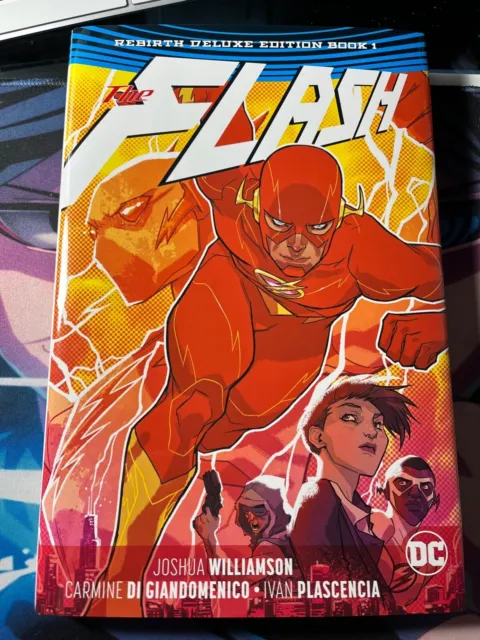 DC Comics The Flash Rebirth Deluxe Vol. 1 and 2 + The Button Deluxe Williamson