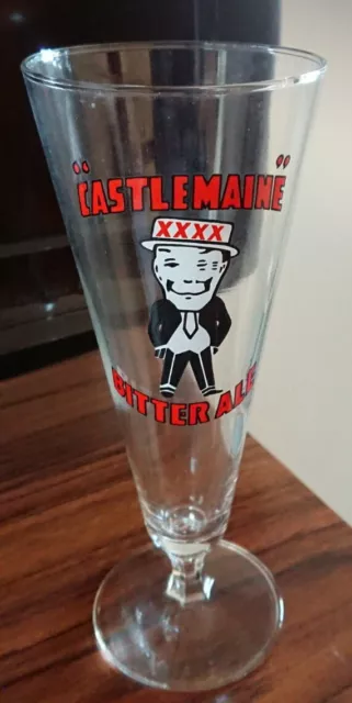 Collectable Castlemaine XXXX Beer Glass - Bitter Ale
