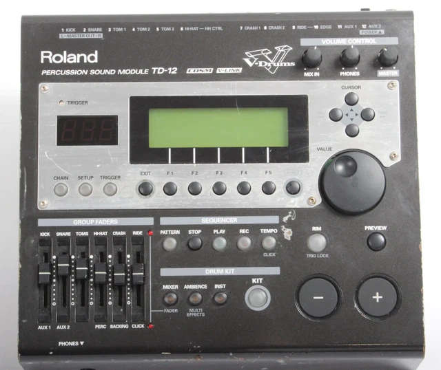 ROLAND TD12 DRUM Module Electronic Drum Kit Brain £349.00 PicClick UK
