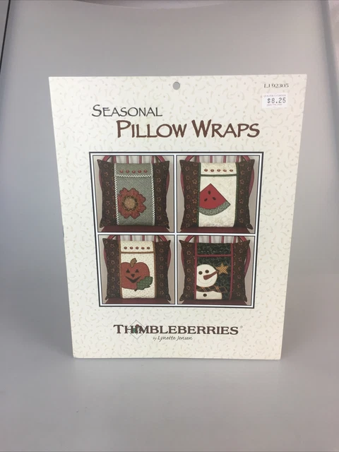 Envolturas de almohada de temporada dedos folleto Jensen LJ92305 plantillas completas