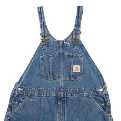 CARHARTT Salopette Denim48 x 32Bavaglino Workwear Tuta vintage jeans 