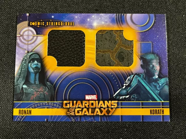 2014 Marvel Guardians of Galaxy Cosmic Strings Ronan Korath CSD-8 Patch Card AA