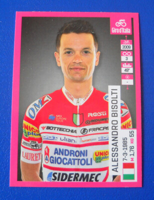 GIRO D'ITALIA 102 2019 PANINI N.69 ALESSANDRO BISOLTI SIDERMEC NEW 